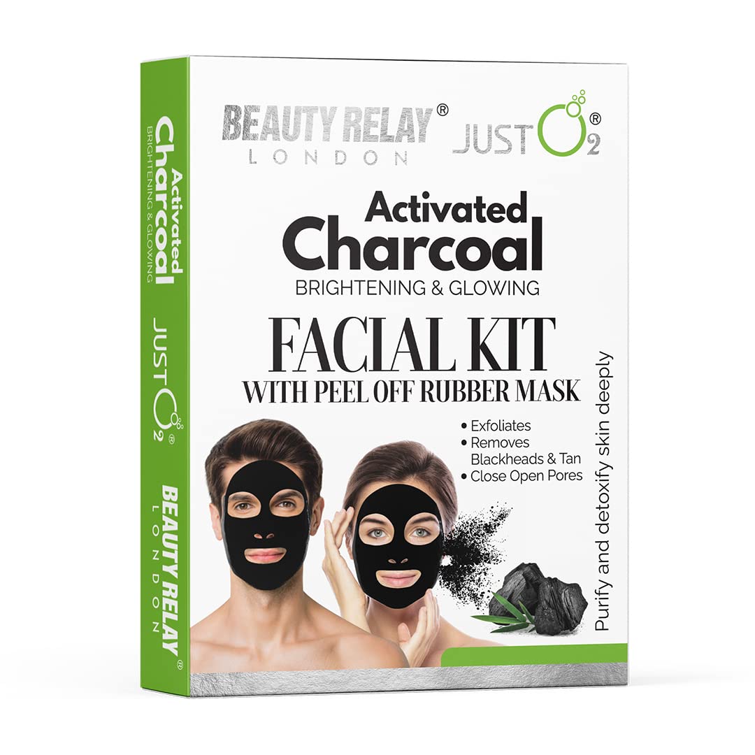 Beauty Relay London Activated Charcoal Brightening & Glowing Rubber Mask