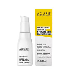 Acure Brightening Vitamin C & Ferulic Acid Oil Free Serum 30ml