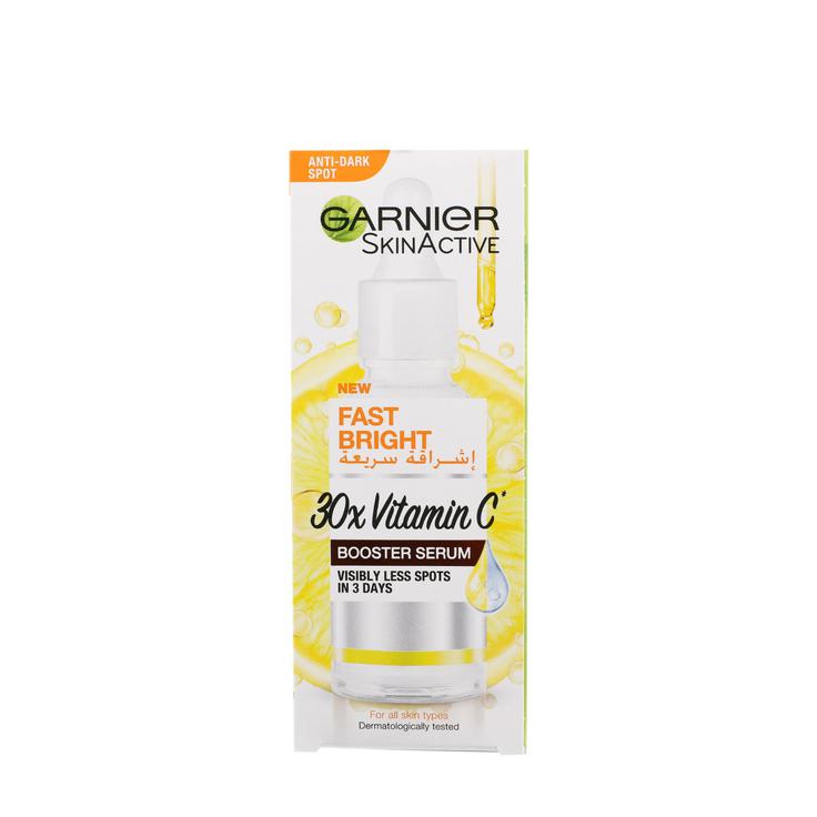 Garnier SkinActive Fast Bright 30x Vitamin C Booster Face Serum 30ml