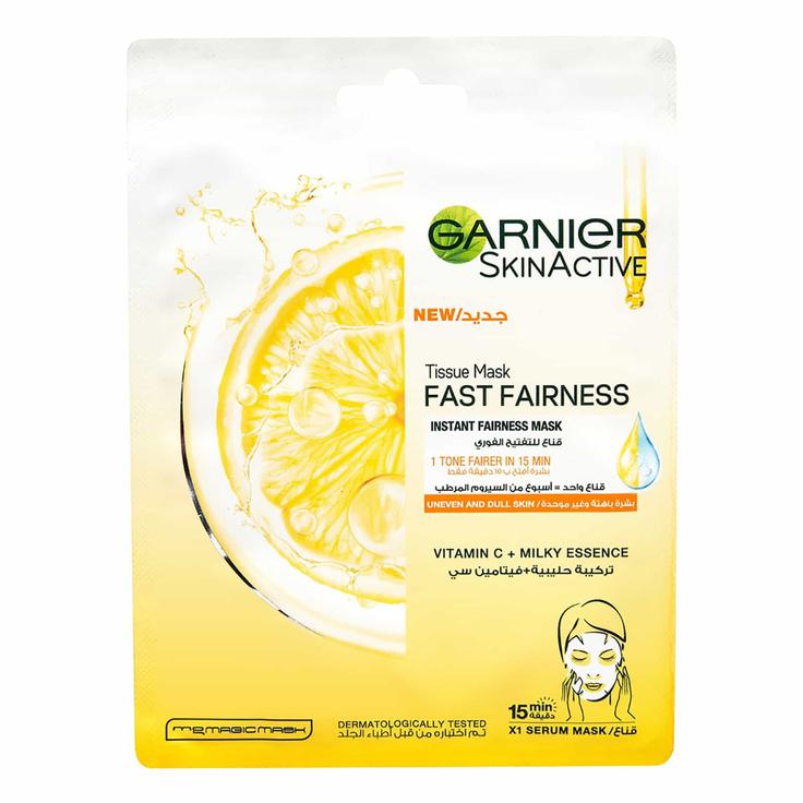 Garnier SkinActive Fast Fairness Tissue Sheet Mask 1pc