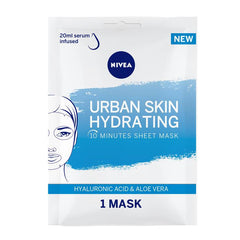 Nivea Urban Skin Hydrating Sheet Mask Hyaluronic Acid & Aloe Vera 1pc