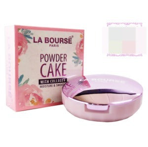 La Bourse Paris Powder Cake With Collagen Moisture & Smooth