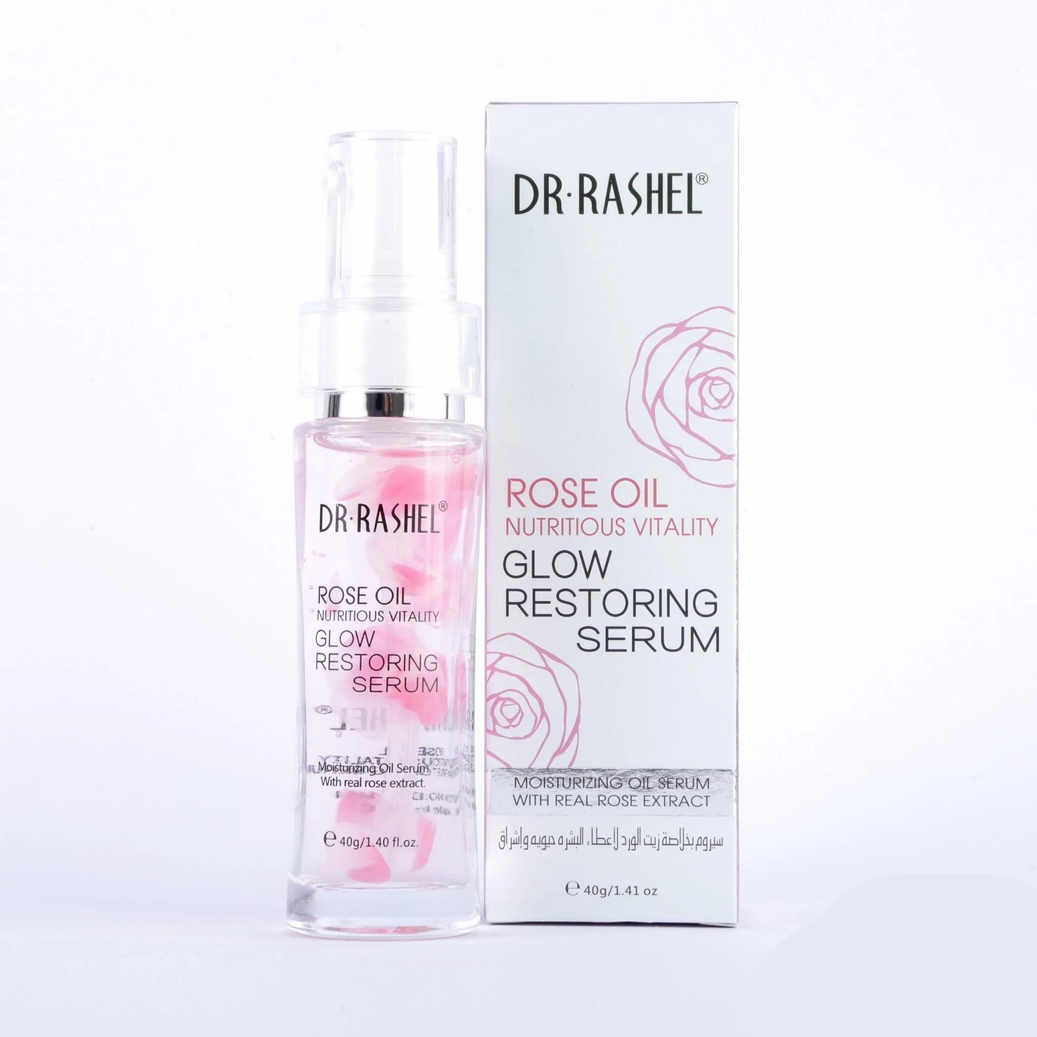 Dr. Rashel Rose Oil Nutritious Vitality Glow Restoring Serum 40g