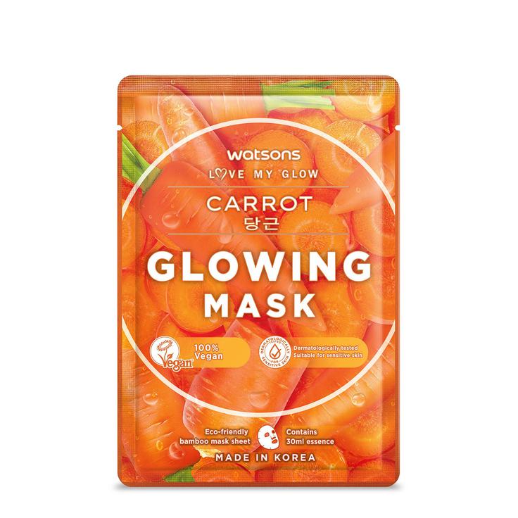 Watsons Carrot Glowing Mask 1pc