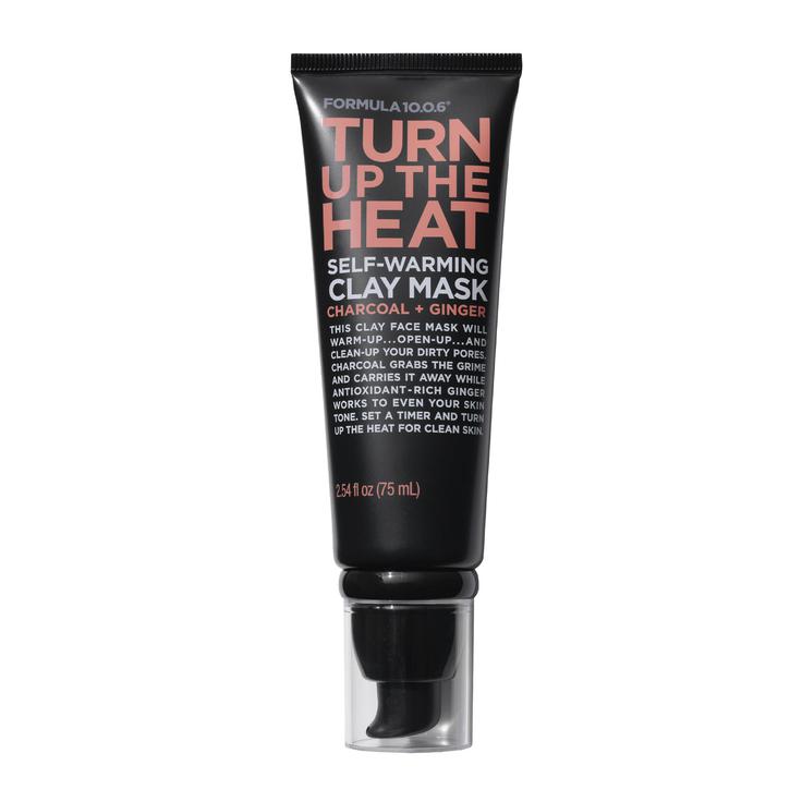 Formula 10.0.6 Turn Up The Heat Self-Warming Clay Mask Charcoal + Ginger 75ml