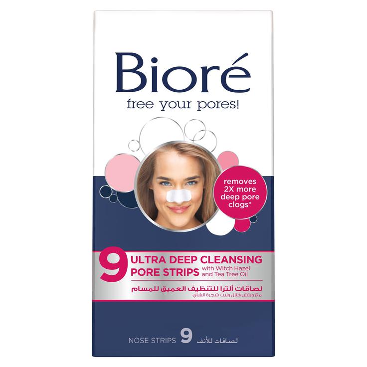 Biore Ultra Deep Cleansing Pore Strips 9pcs