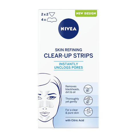 Nivea Skin Refining Clear-Up Nose Strips Citric Acid 6pcs