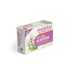 Arena Gold Glowing Soap Dry Skin Aloe Vera 