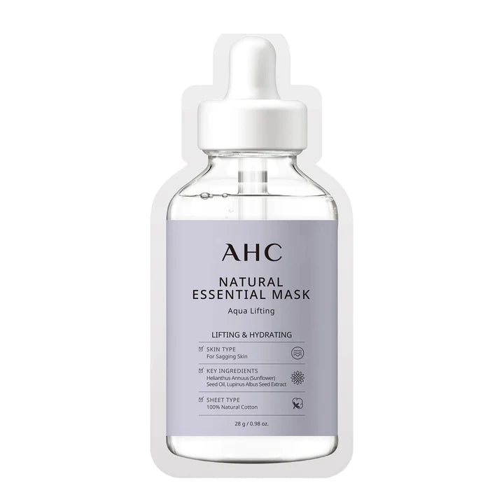 AHC Aqua Lifting Natural Essential Sheet Mask 1pc