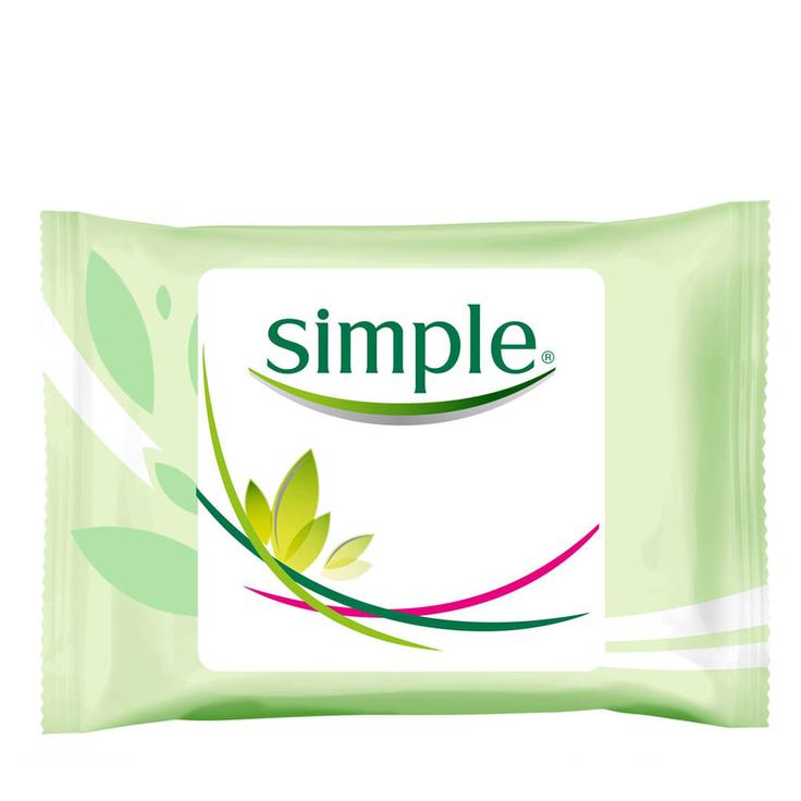 Simple Cleansing Facial Makeup Removing Wipes 25pcs