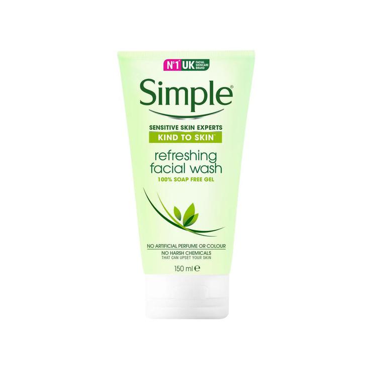 Simple Refreshing Gel Face Wash Soap Free 150ml