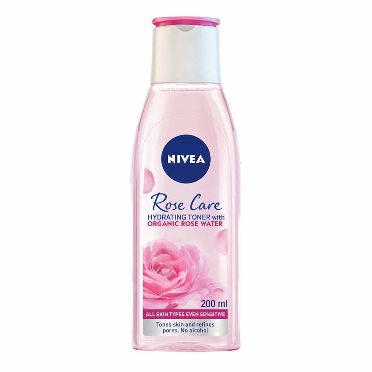 Nivea Rose Care Hydrating Toner Organic Rose Water 200ml