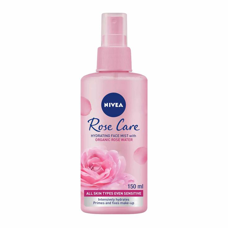 Nivea Rose Care Hydrating Face Mist Hydrating Spray Organic Rose Water 150ml