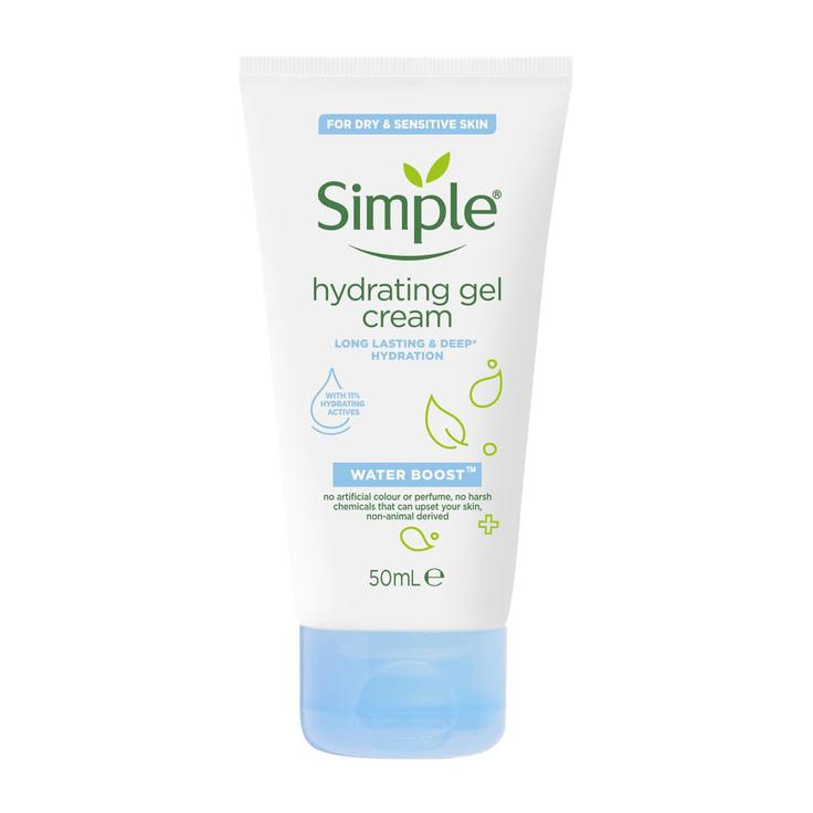 Simple Water Boost Hydrating Face Gel Cream 50ml