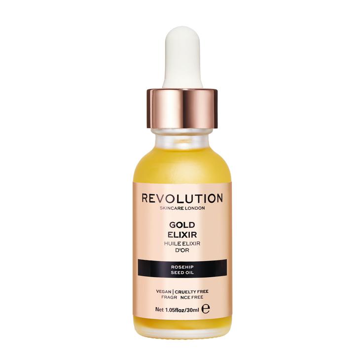 Revolution Skincare Gold Elixir Nourishing Face Oil Rosehip Seed Oil 30ml