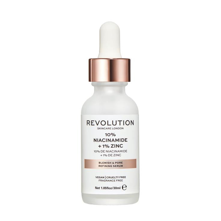 Revolution Skincare Blemish & Pore Refining Face Serum 10% Niacinamide + 1% Zinc 30ml