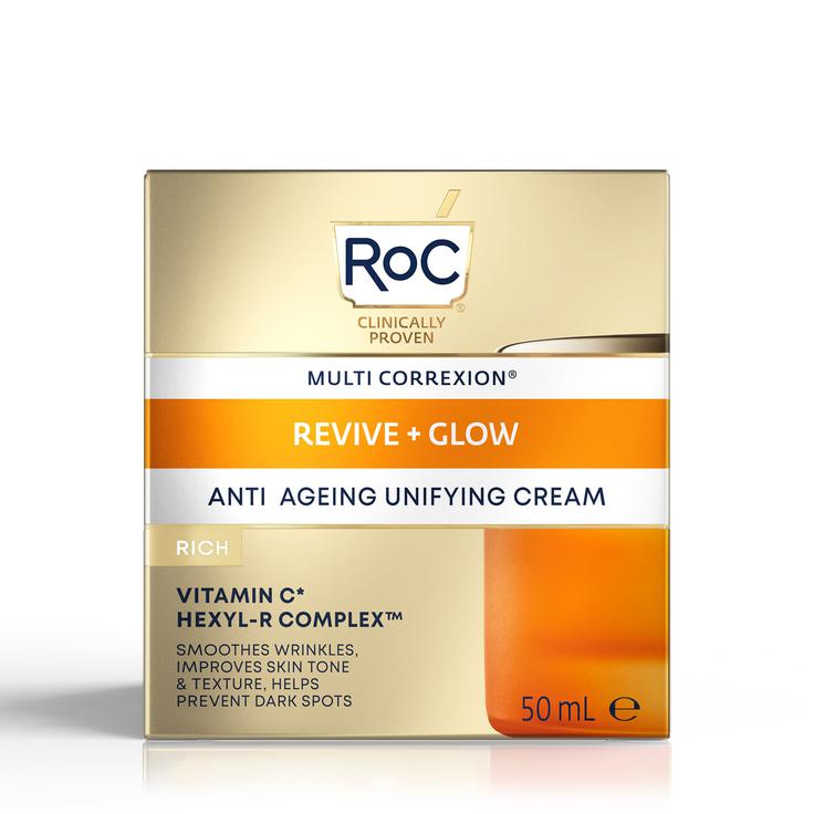 RoC Multi Correxion Revive & Glow Anti-Ageing Unifying Cream Rich 50ml