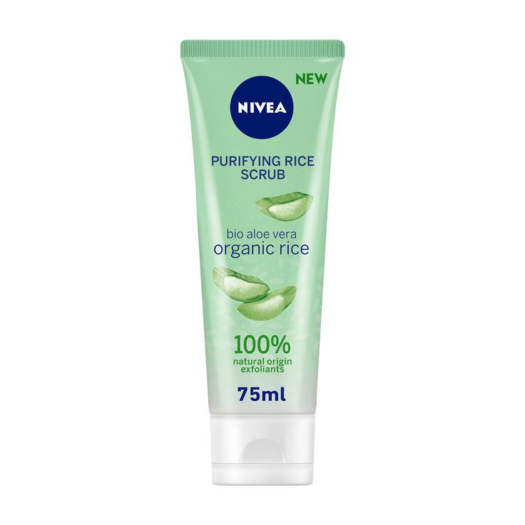 Nivea Purifying Rice Face Scrub Bio Aloe Vera 75ml