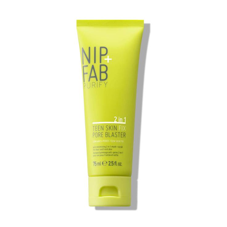 Nip+Fab Teen Skin Fix 2 In 1 Scrub & Mask Pore Blaster Facial Cleansing 75ml
