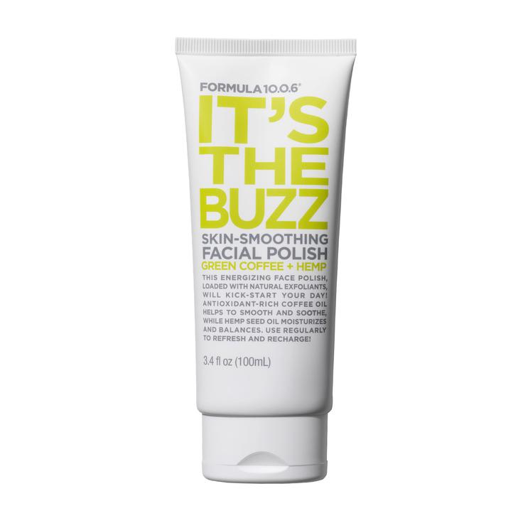 Formula 10.0.6 It’s The Buzz Skin-Smoothing Facial Polish Exfoliating Scrub Green Coffee + Hemp 100ml