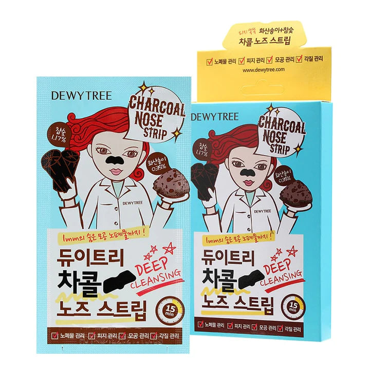 Dewytree Charcoal Nose Strips 10pcs