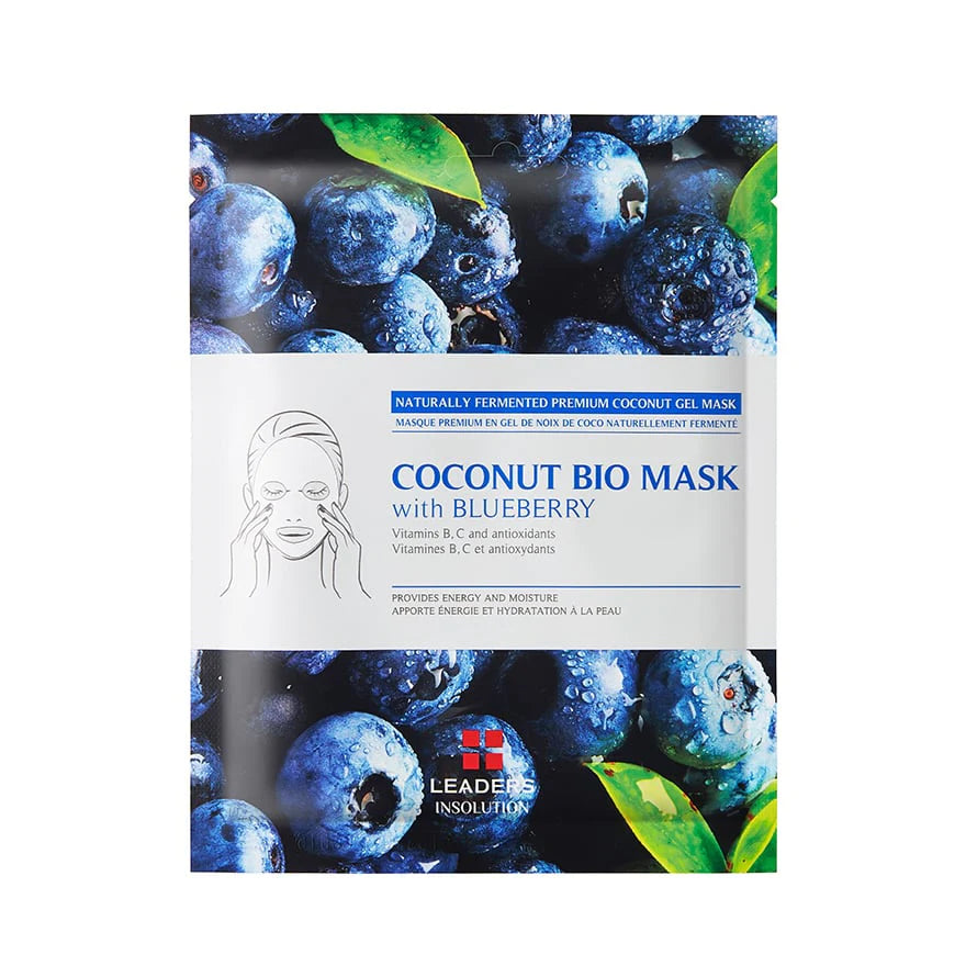 Leaders Insolution Coconut Bio Sheet Mask Blueberry 1pc