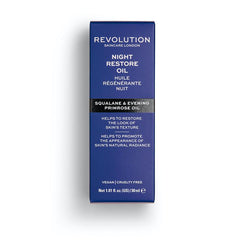Revolution Skincare Night Restore Face Oil Squalane & Evening Primrose Oil 30ml