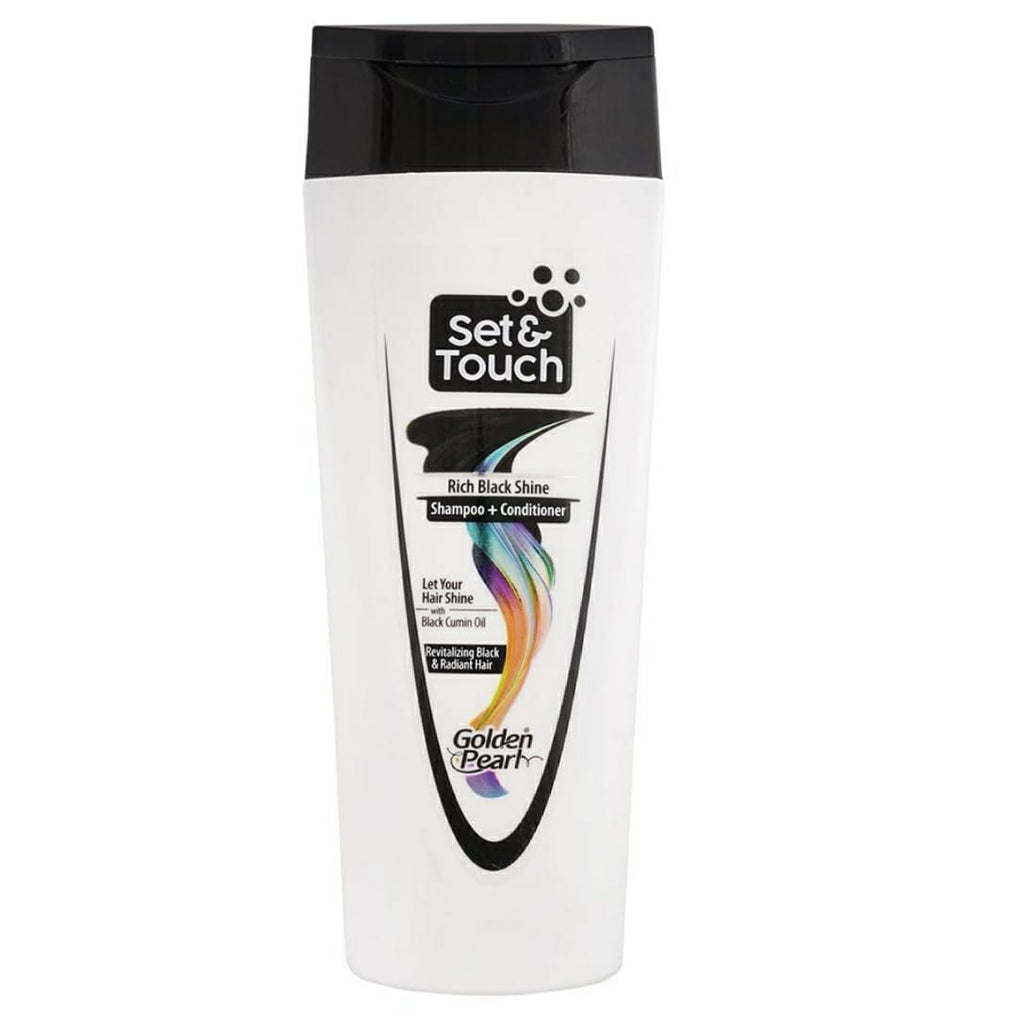 Set and Touch Rich Black Shine Shampoo - Golden Pearl