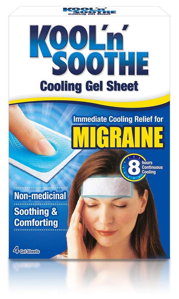 Kool'n'Soothe Cooling Gel Sheet Migraine & Fever