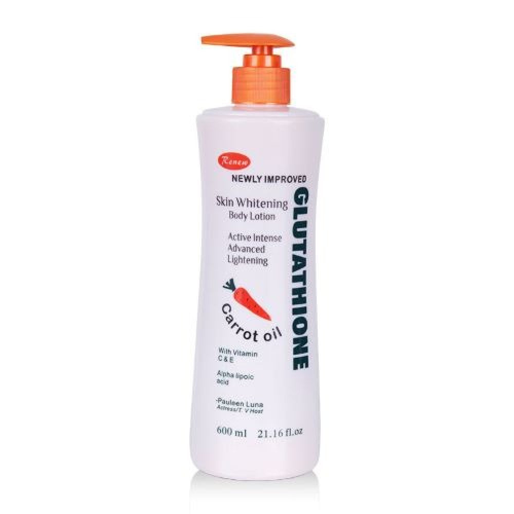 Renew Glutathione Carrot Oil Skin Whitening Lotion 600ml