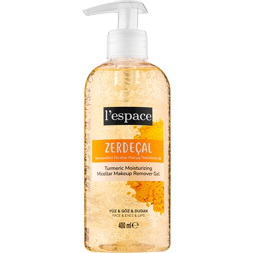 L'espace Zerdecal Turmeric Moisturizing Micellar Makeup Remover Gel 400ml