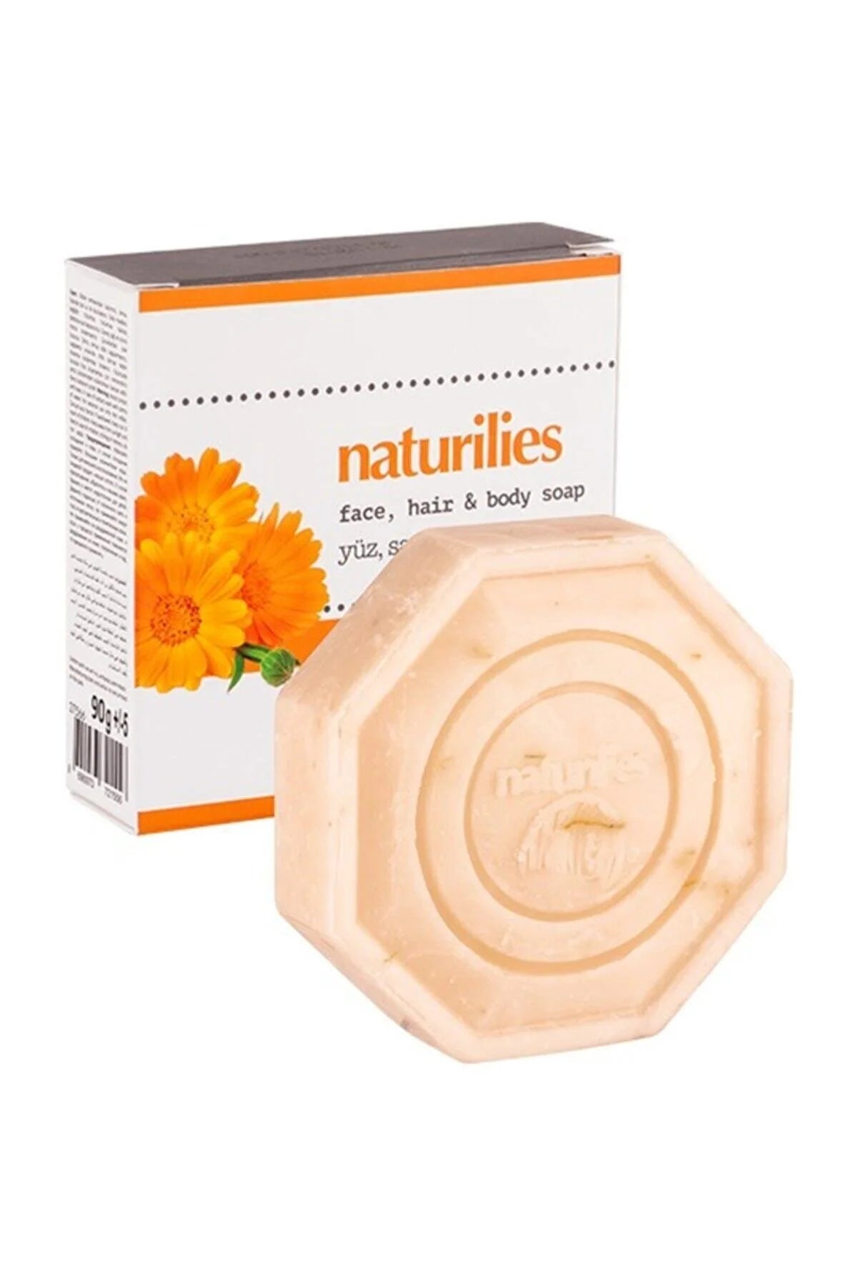 Huncalife Naturilies Calendula Face , Hair , & Body Soap 100g