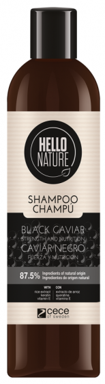 Hello Nature Shampoo Black Caviar 300ml