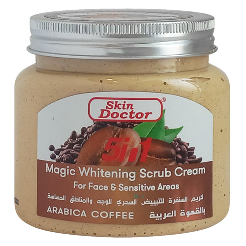 Skin Doctor 5IN1 Magic Whitening Scrub Cream Arabica Coffee 330ml