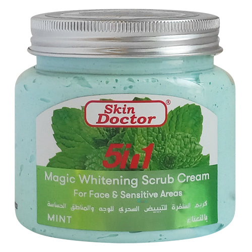 Skin Doctor 5IN1 Magic Whitening Scrub Cream Mint 330ml