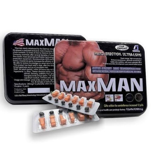 Maxman hard erection ultra long 120pills x 260mg