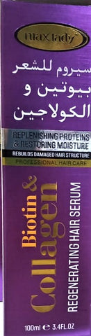 MaxLady Biotin & Collagen Regenerating Hair Serum 100ml