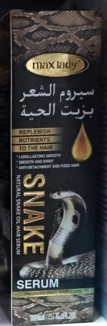 MaxLady Natural Snake Oil Hair Serum 100ml