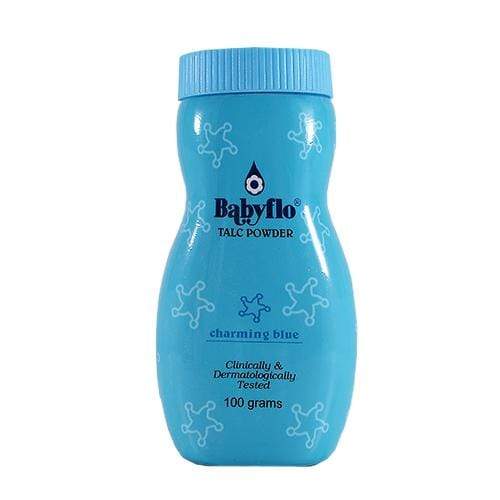 Babyflo Talc Powder Charming Blue 100gm