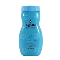 Babyflo Talc Powder Charming Blue 100gm