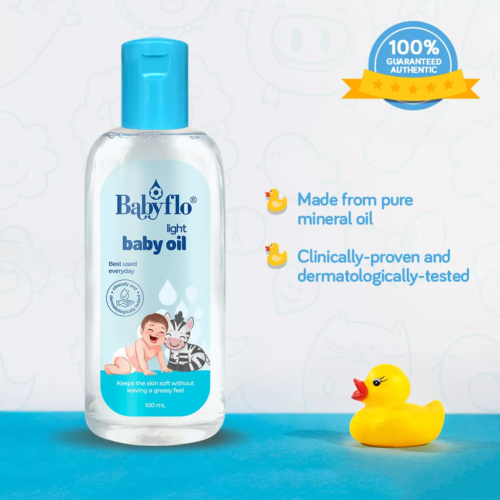 BabyFlo Light Baby Oil 100ml