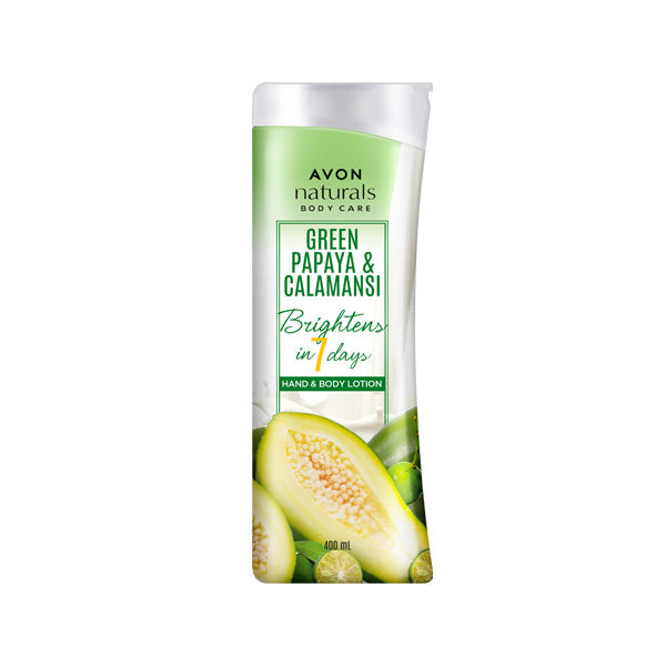 Avon Naturals Body Care Green Papaya & Calamansi Brightens Hand & Body Lotion 200ml