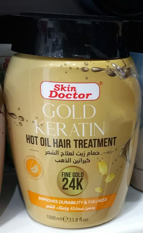 Skin Doctor Gold Keratin Hot Oil Hair Treatment 1000ml