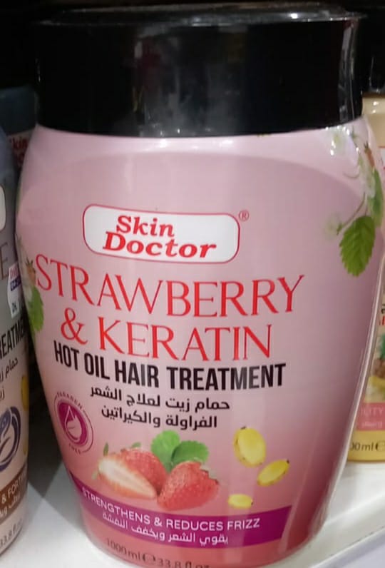 Skin Doctor Strawberry & Keratin Hot Oil Hair Treatment 1000ml