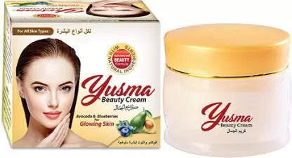 Yusma Beauty Cream Avocado & Blueberries For Glowing Skin 30g