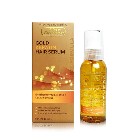 Skin Doctor Gold Keratin Hair Serum 100ml