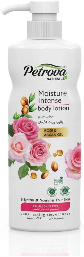 Petrova Naturals Moisture Intense Body Lotion Rose & Argan Oil 400ml