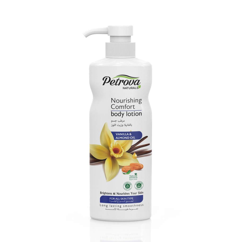 Petrova Naturals Nourishing Comfort Body Lotion Vanilla & Almond Oil 400ML