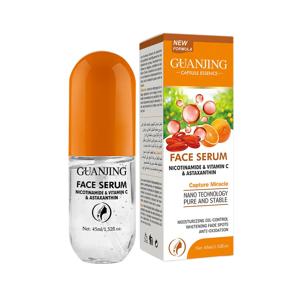 GUANJING Moisturizing Whitening Vitamin C Capsule Niacinamide Facial Serum 45ml