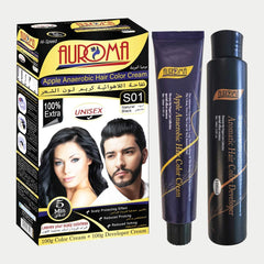 Auroma S01 Natural Black Hair Color Shampoo